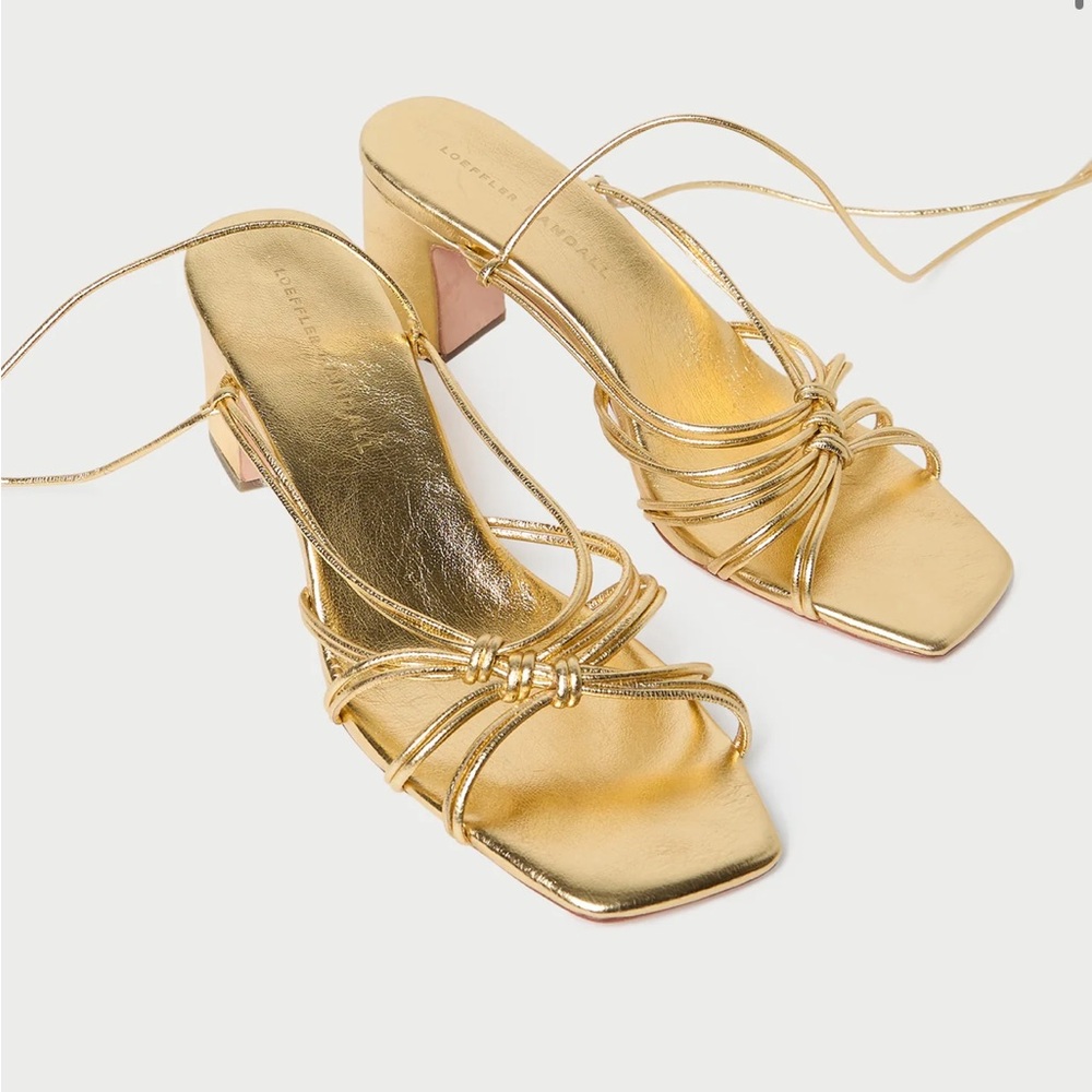 Gold Loeffler Randall Sandal